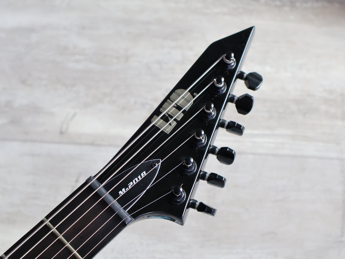 2024 ESP LTD M-201 Baritone Electric Guitar (Black)