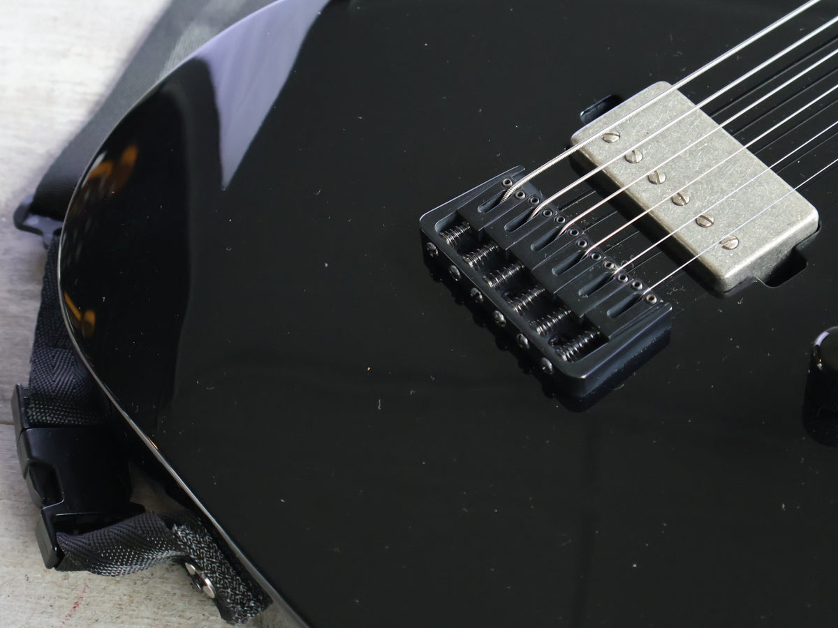 2024 ESP LTD M-201 Baritone Electric Guitar (Black)