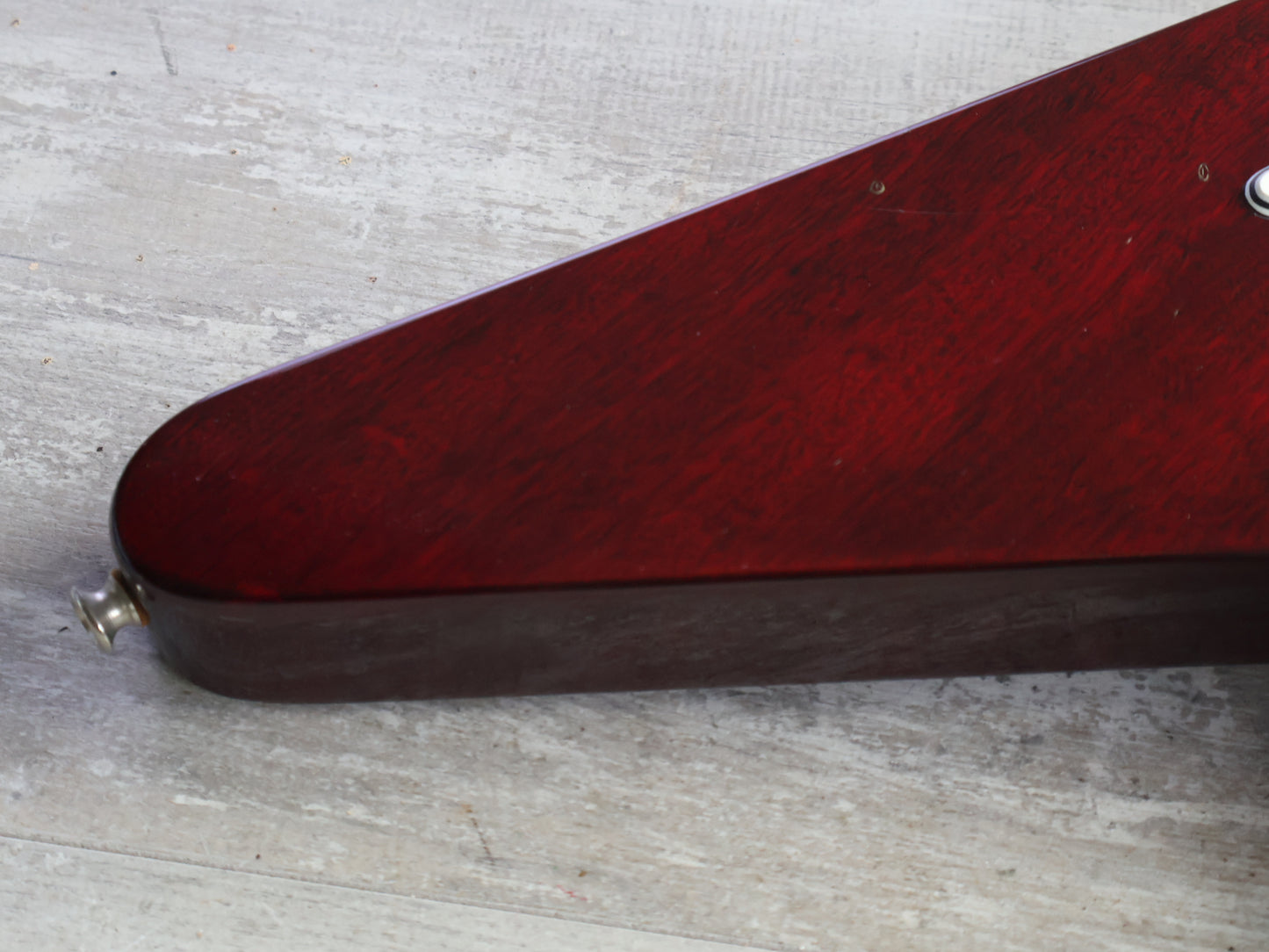 1980 Aria Pro II Japan FV-550 '67 Reissue Flying V (Cherry Red)