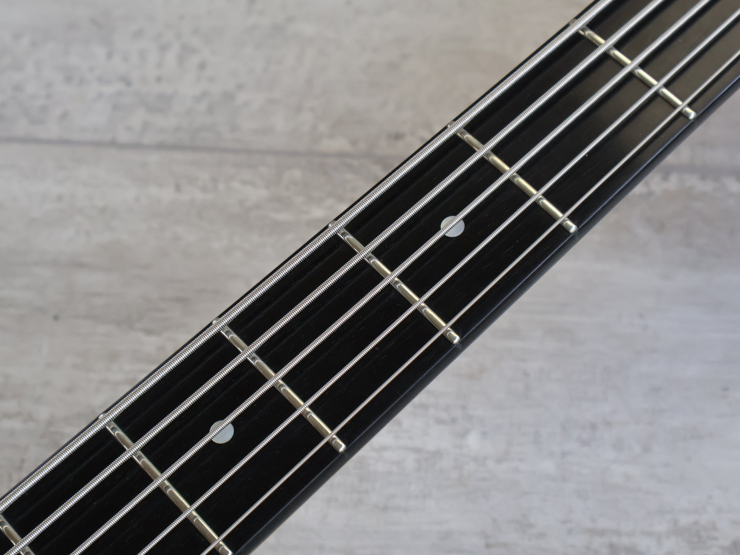 2001 ESP Japan Takada Custom Shop 5-String Bass (Quilted Amber Sunburst)