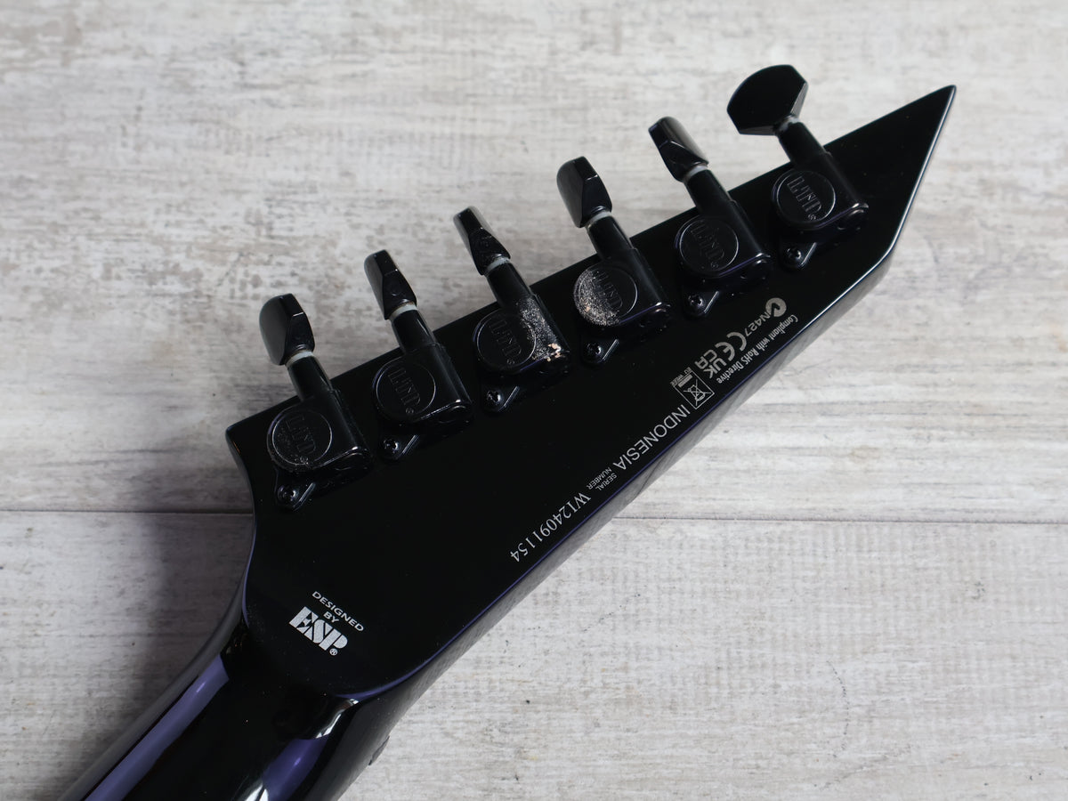 2024 ESP LTD M-201 Baritone Electric Guitar (Black)