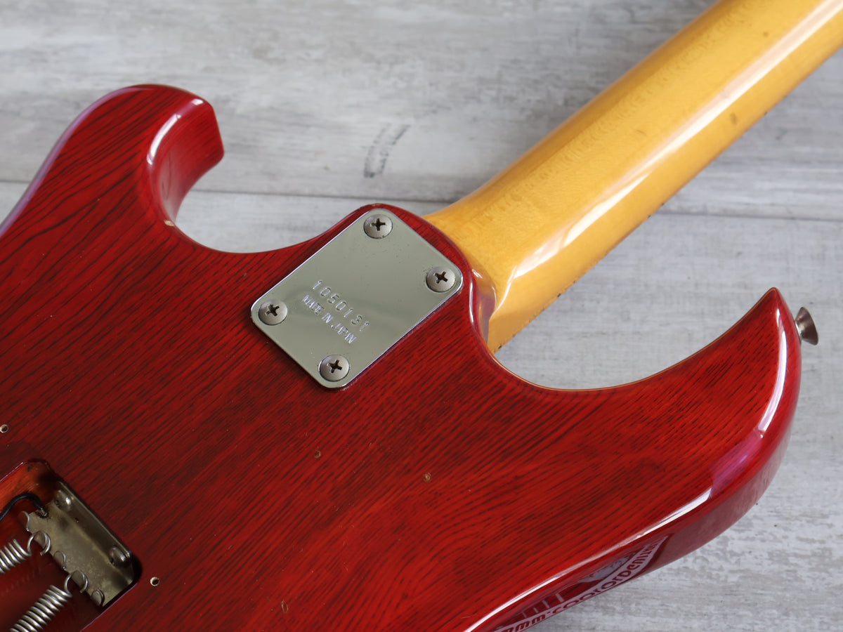 1981 Aria Pro II Japan Bobcat RS (Transparent Red)