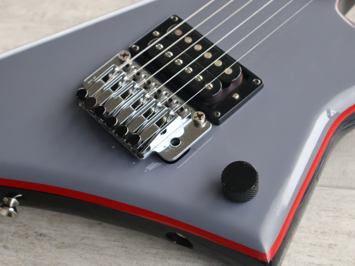 ESP Japan Mick Jones Death Dagger (Silver/Black)