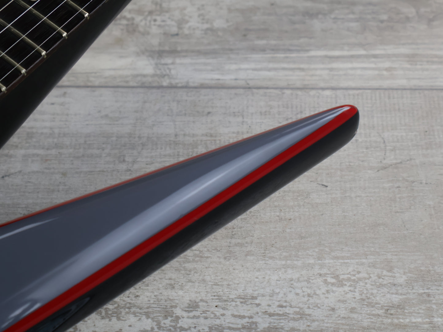 ESP Japan Mick Jones Death Dagger (Silver/Black)