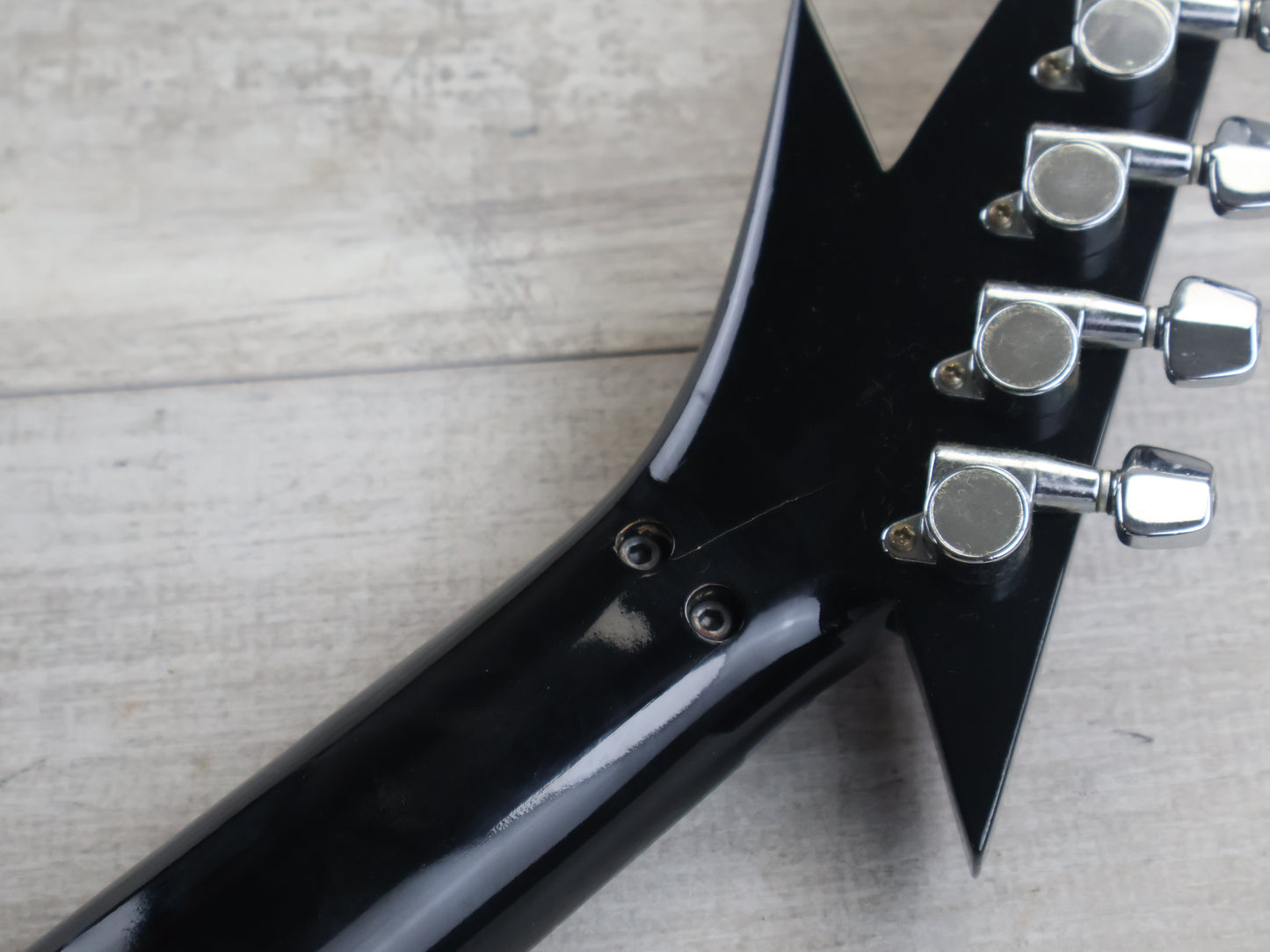 ESP Japan Mick Jones Death Dagger (Silver/Black)