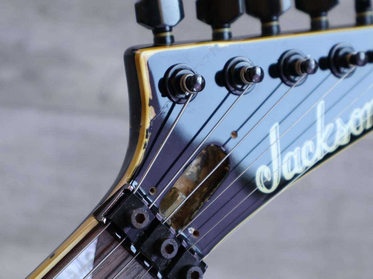 2000's Jackson Stars Japan KS-138 "Kelly Star" Neckthrough Pointy Shredder (Black)