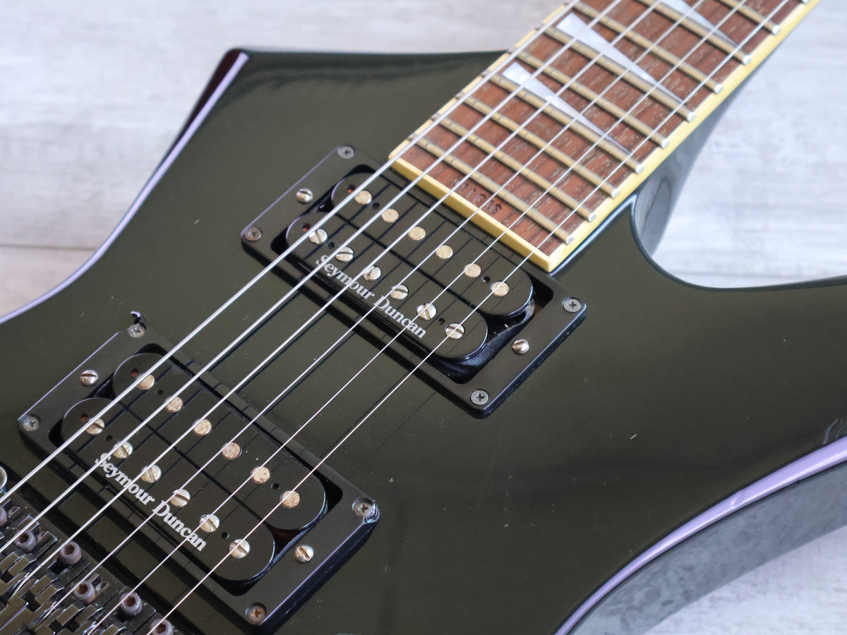 2000's Jackson Stars Japan KS-138 "Kelly Star" Neckthrough Pointy Shredder (Black)