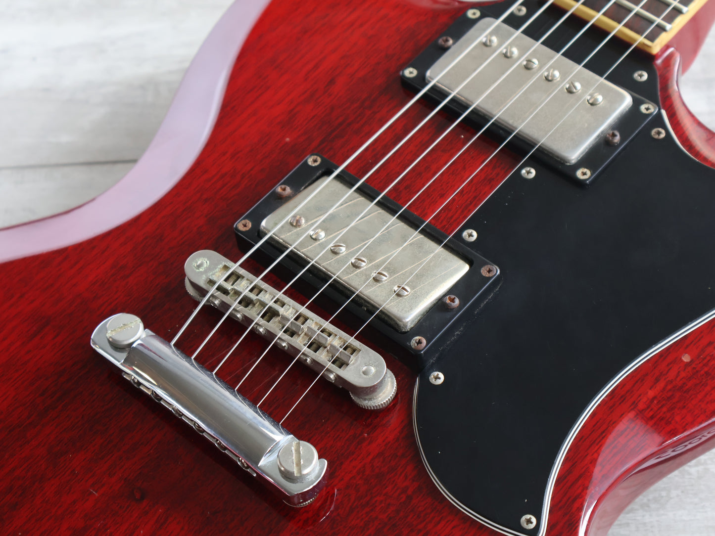 2009 Burny RSG-55 '63 Reissue SG (Cherry Red)