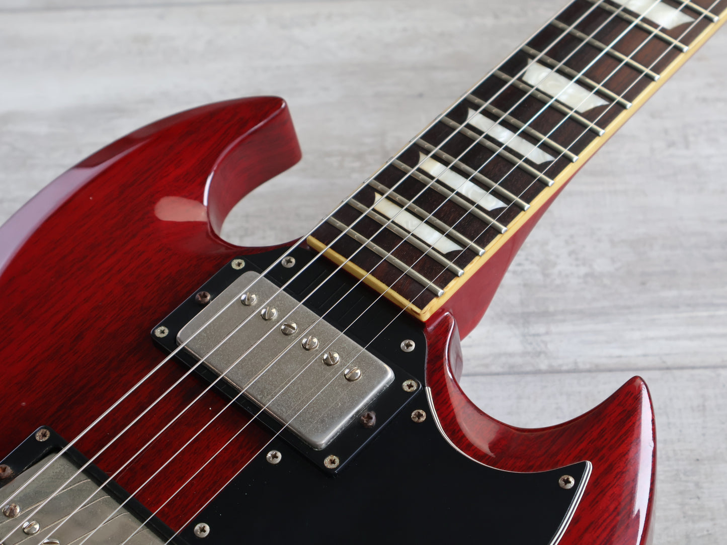 2009 Burny RSG-55 '63 Reissue SG (Cherry Red)