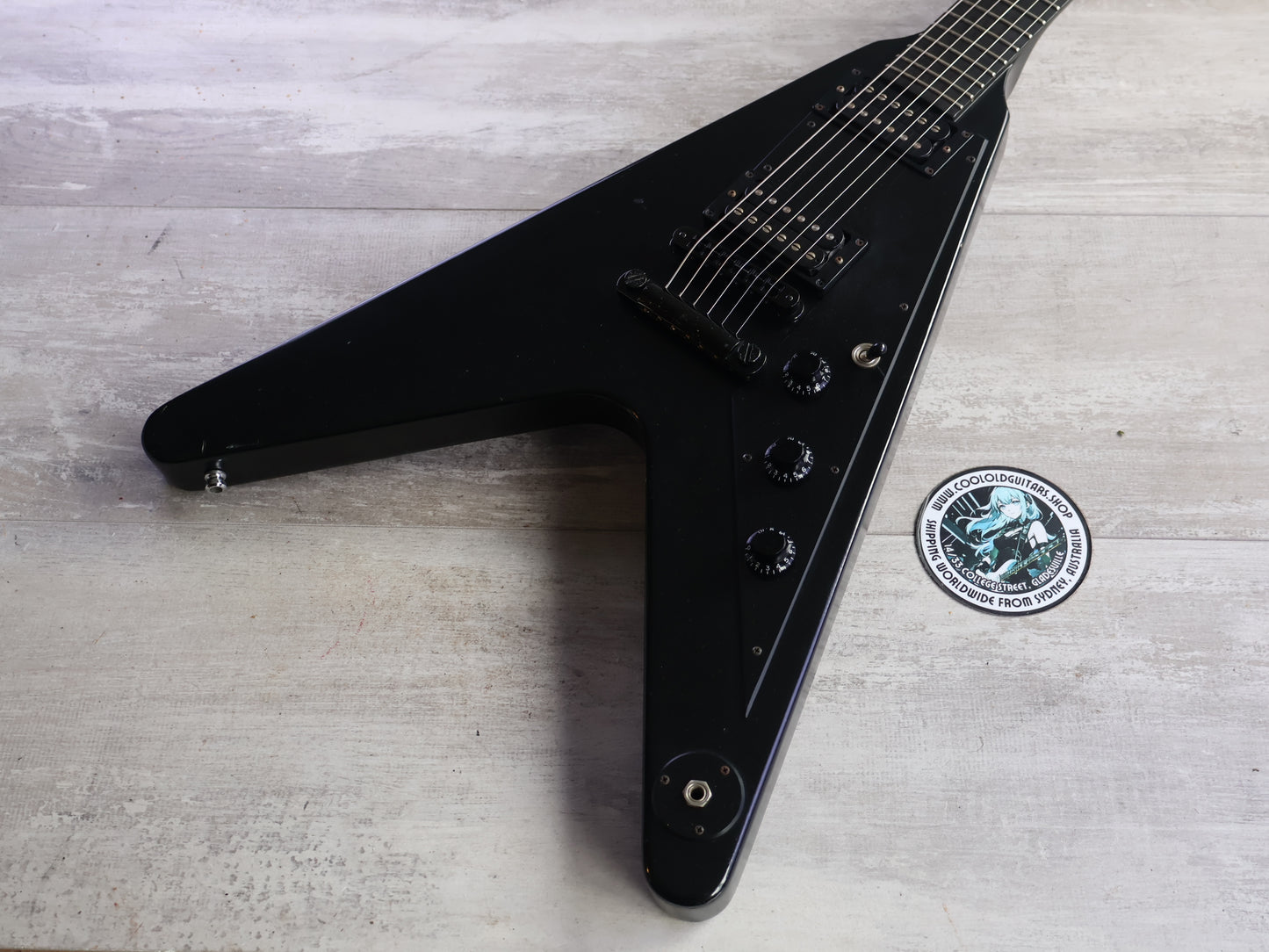 1999 Gibson USA Flying V Gothic (Black)