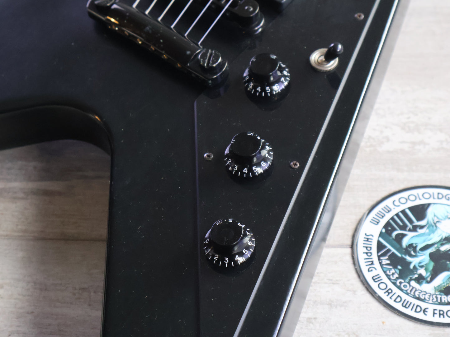 1999 Gibson USA Flying V Gothic (Black)