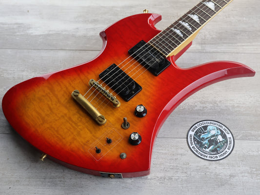 2001 Burny Hide (X Japan) MG-130S Mockingbird w/Sustainer (Cherry Sunburst)