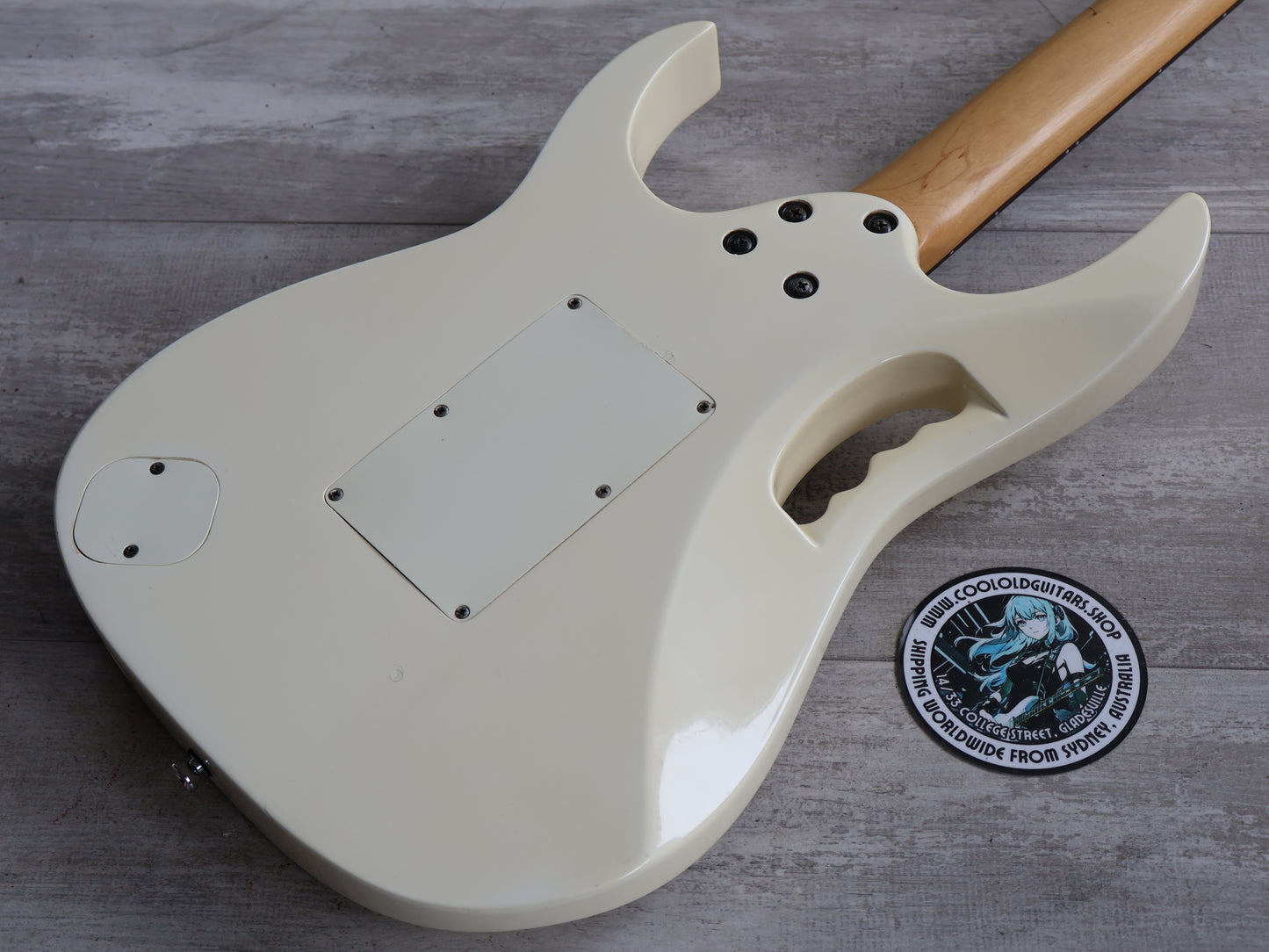 2005 Ibanez JEM 555 WH Steve Vai Jem Jr (White)