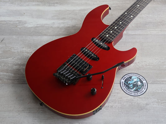 1985 Yamaha Japan SE700E Bound Flat-Top Superstrat (Candy Apple Red)