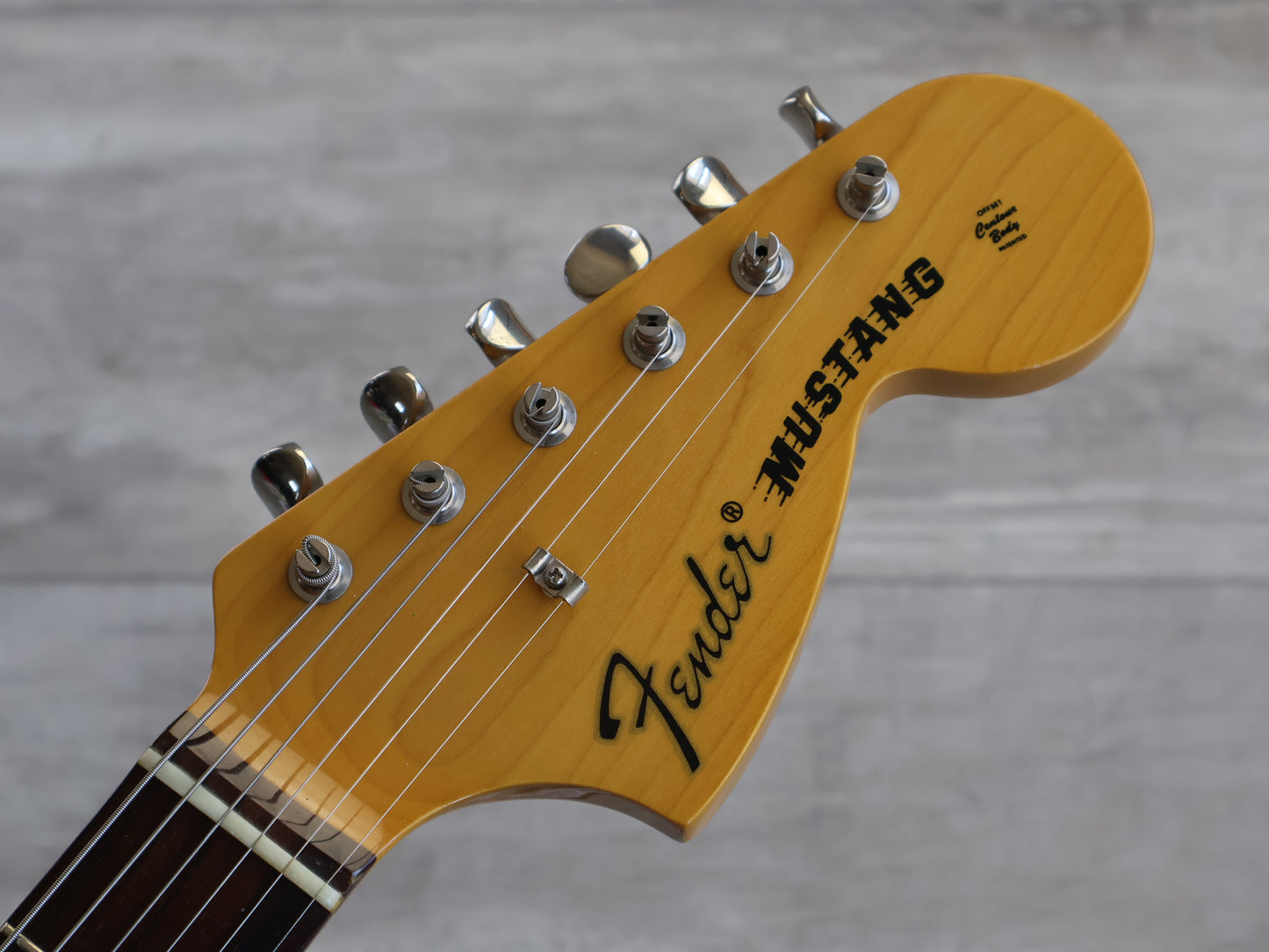 2012 Fender Japan MG-KC Kurt Cobain Signature Mustang (Lake Placid Blue w/Competition Stripe)