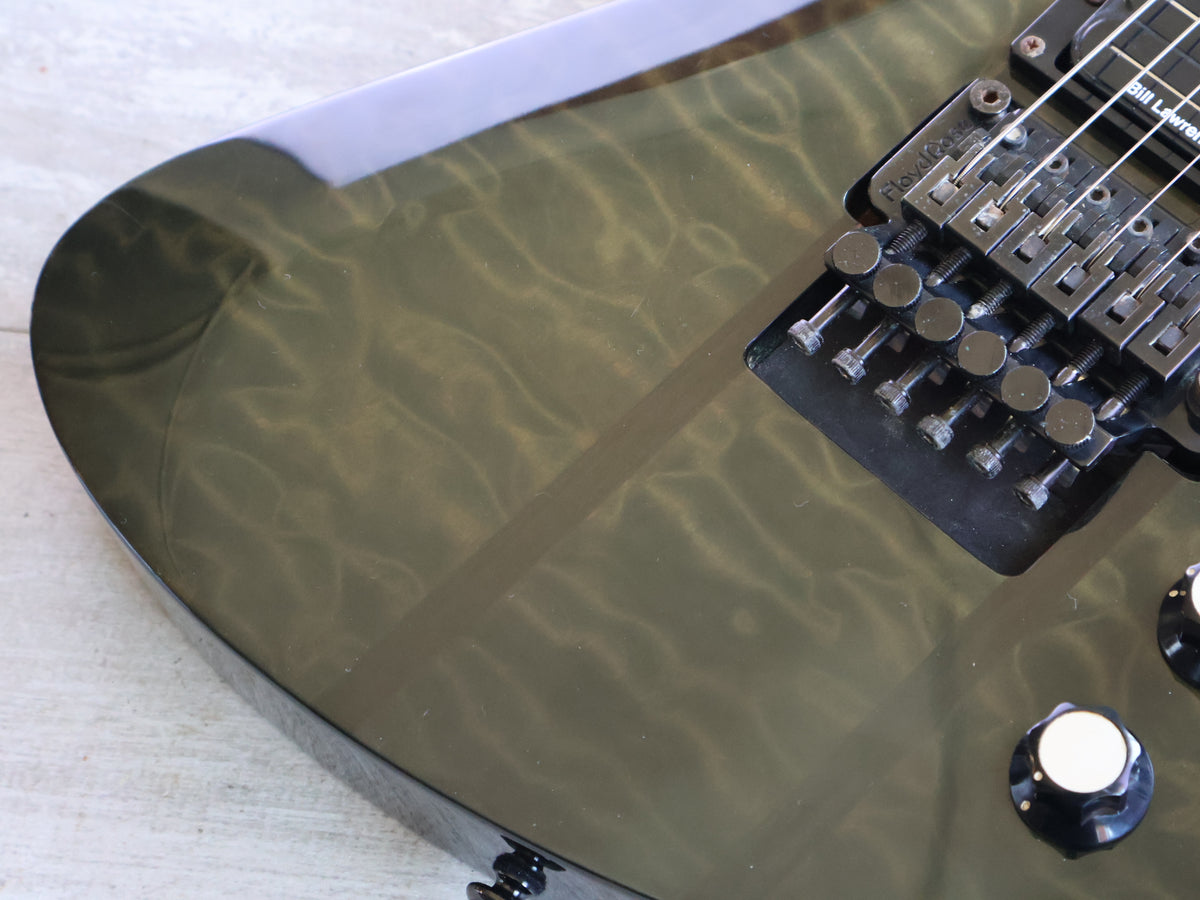 2009 BC Rich Korea Legacy Series ST Neckthrough Mockingbird (Transparent Black)