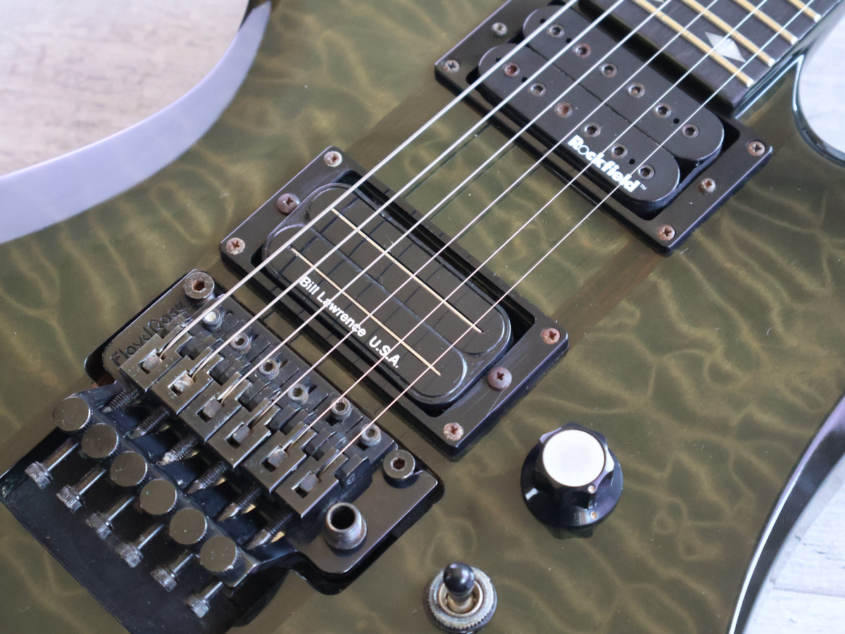 2009 BC Rich Korea Legacy Series ST Neckthrough Mockingbird (Transparent Black)
