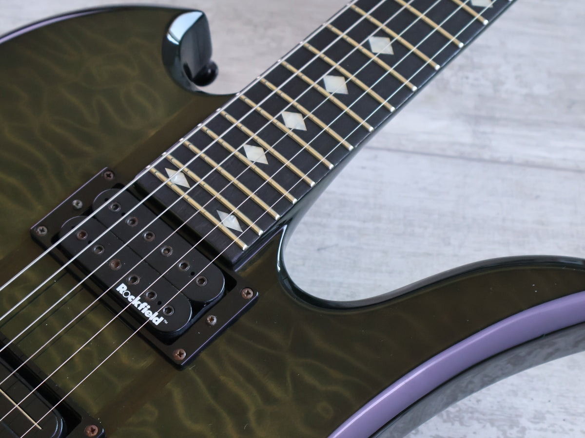 2009 BC Rich Korea Legacy Series ST Neckthrough Mockingbird (Transparent Black)