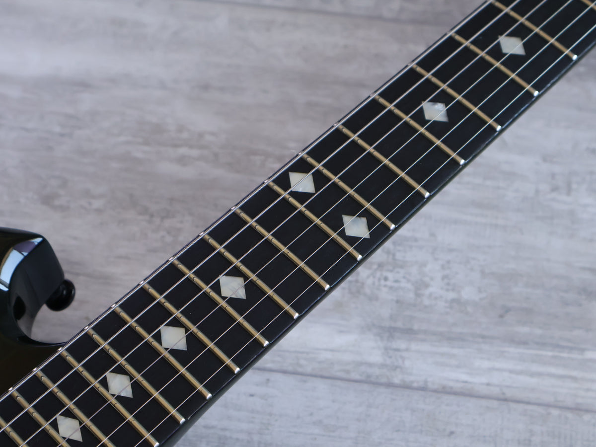2009 BC Rich Korea Legacy Series ST Neckthrough Mockingbird (Transparent Black)