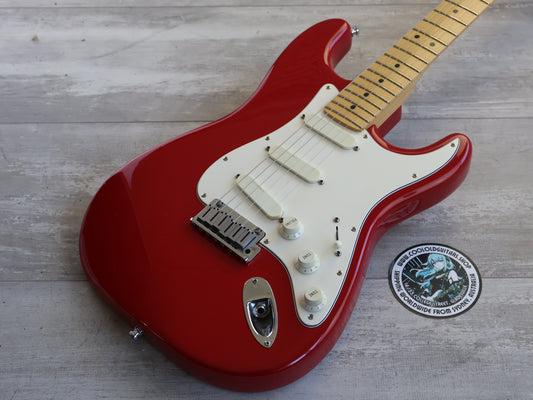 1988 Fender USA Deluxe American Standard Stratocaster (Fiesta Red)