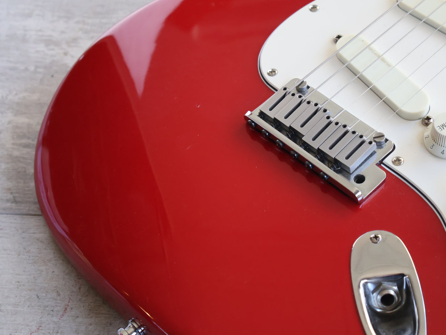 1988 Fender USA Deluxe American Standard Stratocaster (Fiesta Red)