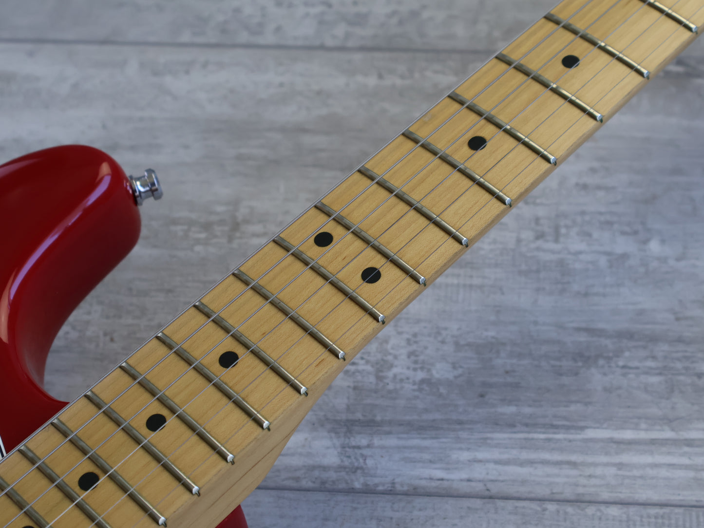 1988 Fender USA Deluxe American Standard Stratocaster (Fiesta Red)