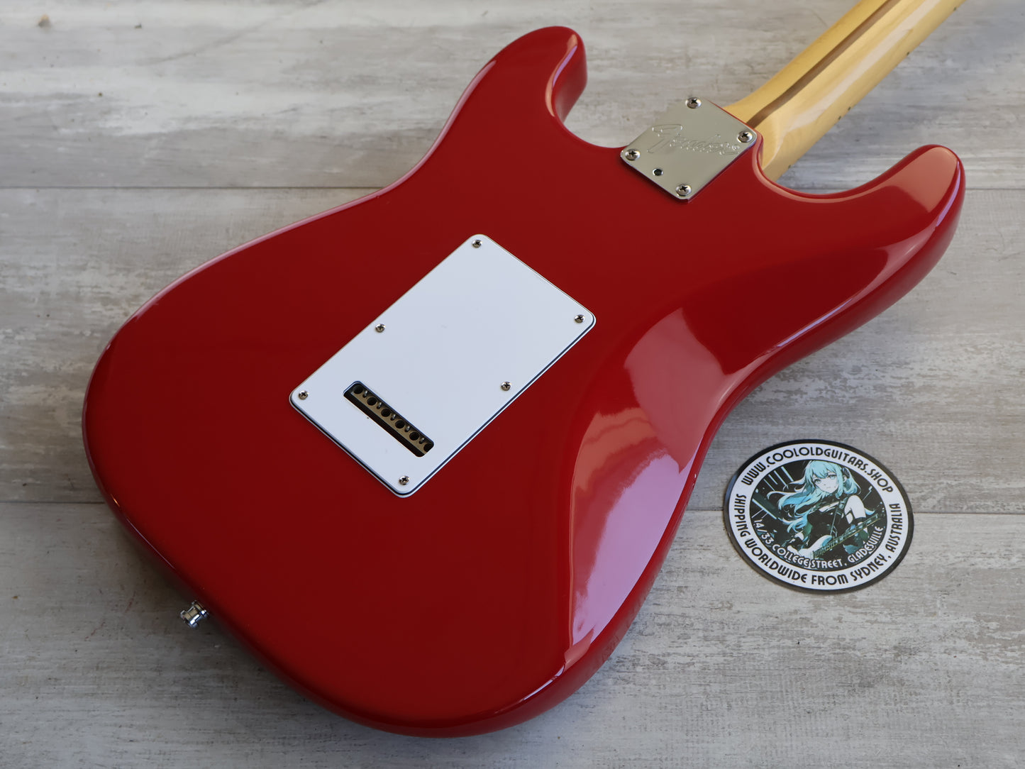 1988 Fender USA Deluxe American Standard Stratocaster (Fiesta Red)
