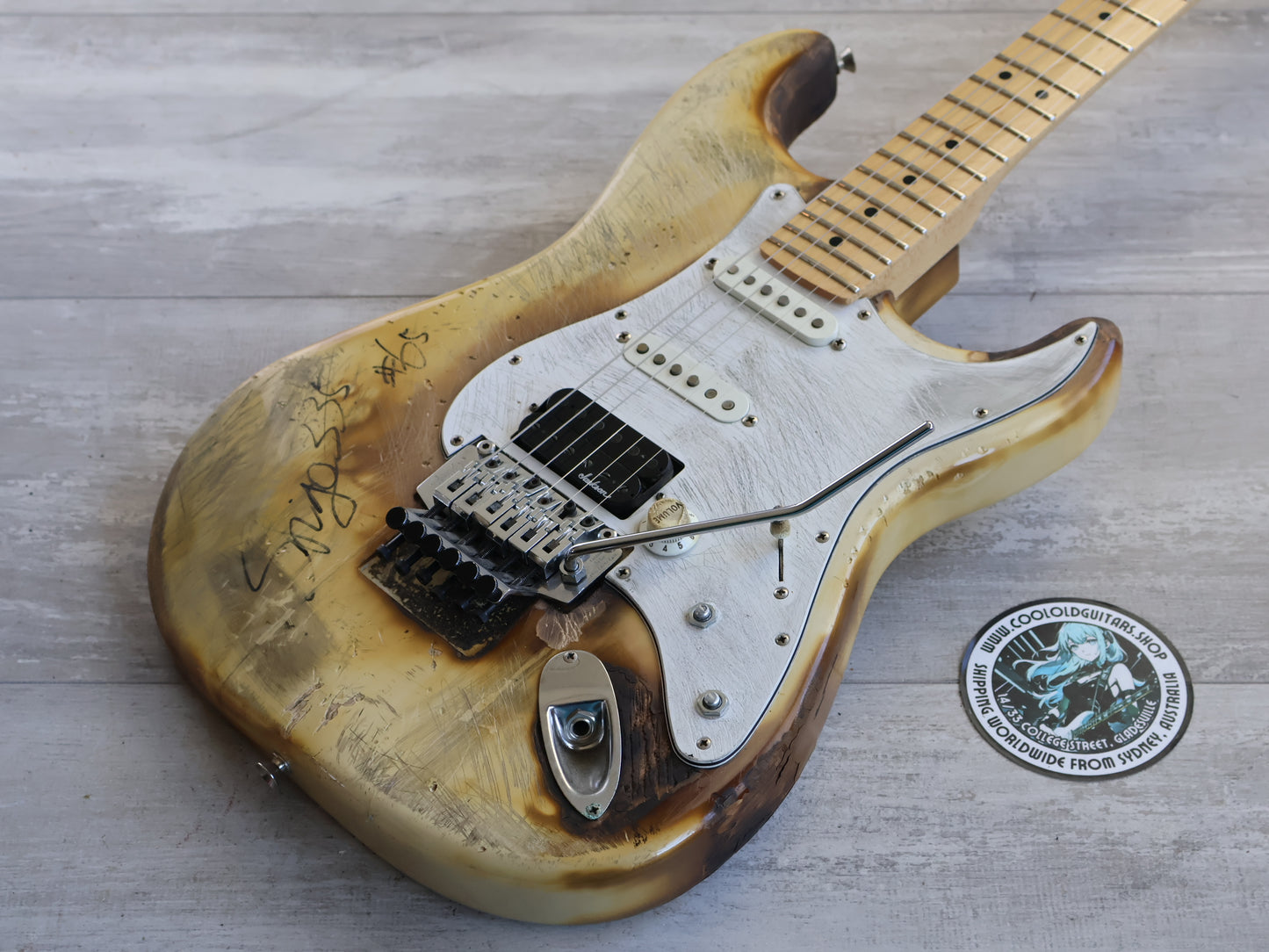 2008 Fender Japan ST71 Mick Mars Style Superstrat w/Floyd Rose