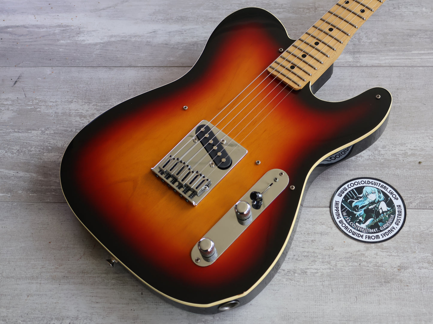 1989 Bill Lawrence Japan BTOM-60P Esquire Telecaster (Three-Tone Sunburst)