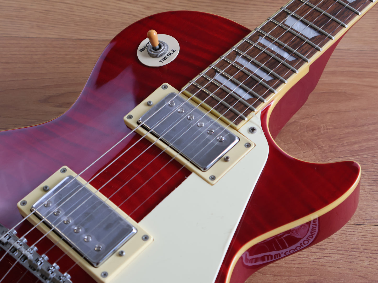 2012 Tokai ALS48 Love Rock Les Paul Standard (See-Thru Red)