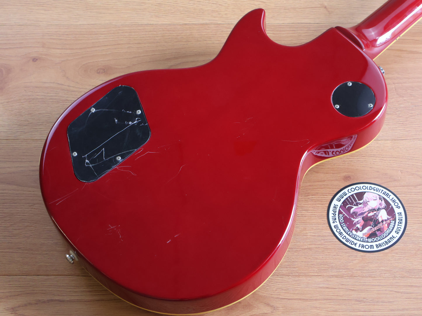 2012 Tokai ALS48 Love Rock Les Paul Standard (See-Thru Red)