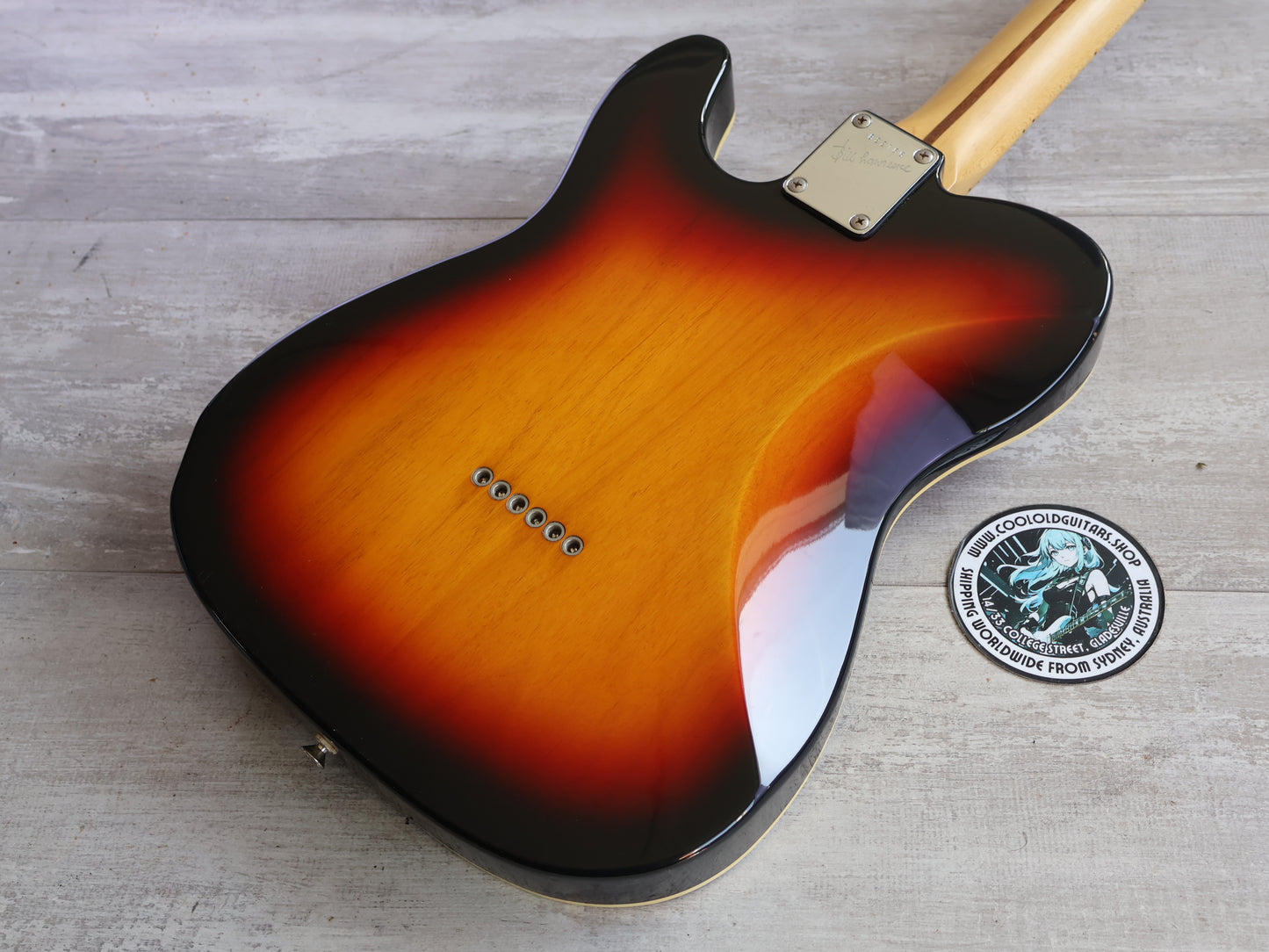 1989 Bill Lawrence Japan BTOM-60P Esquire Telecaster (Three-Tone Sunburst)