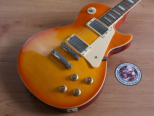 Blitz by Aria Pro II Leopard Les Paul Standard (Honeyburst)