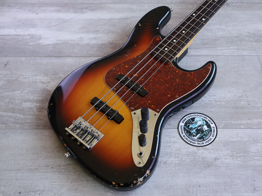 1980's ESP Navigator Japan 60's Reissue Jazz Bass (Sunburst)