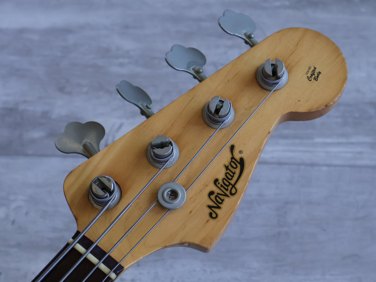 1980's ESP Navigator Japan 60's Reissue Jazz Bass (Sunburst)