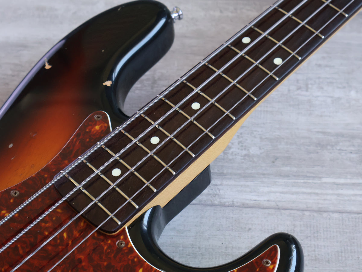 1980's ESP Navigator Japan 60's Reissue Jazz Bass (Sunburst)