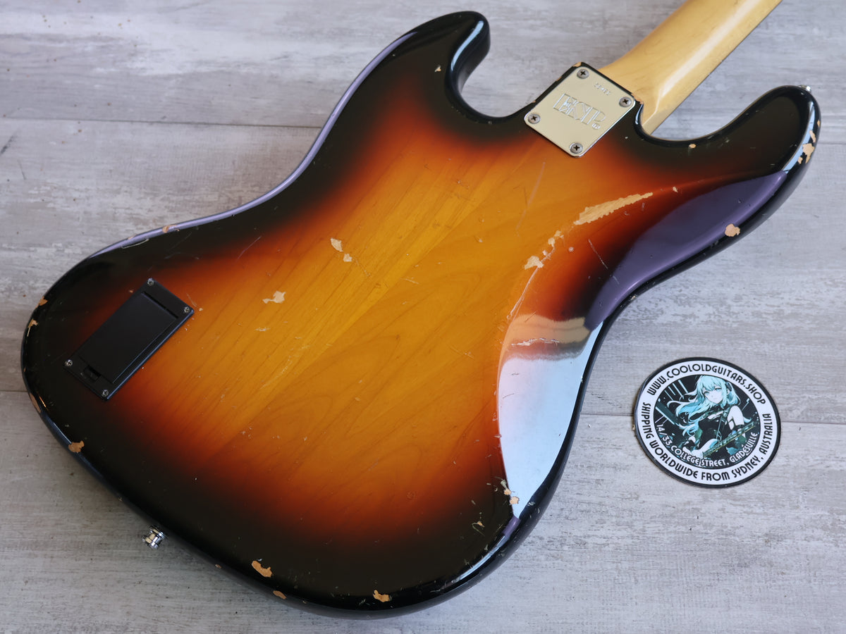1980's ESP Navigator Japan 60's Reissue Jazz Bass (Sunburst)