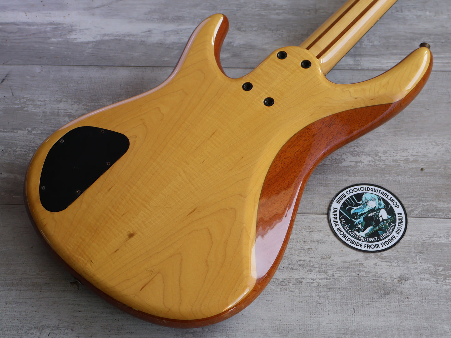 1990's Moon Japan MBC-4 Active Bass w/Bartolini's (Natural)