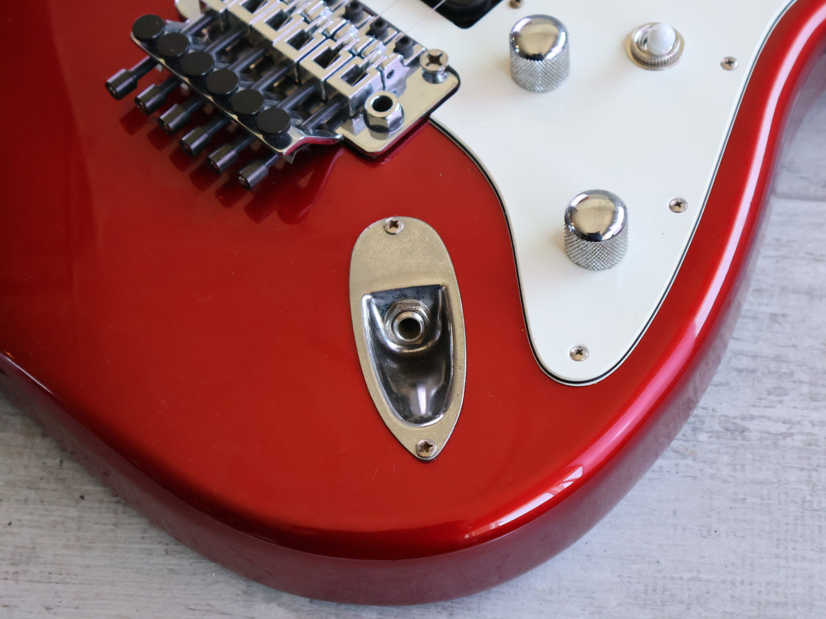 1980's Navigator (by ESP Japan) HH Superstrat (Candy Apple Red)