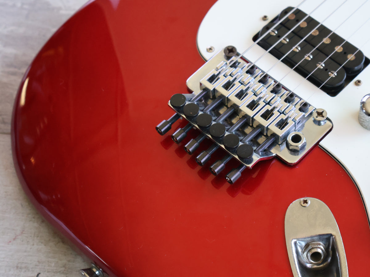 1980's Navigator (by ESP Japan) HH Superstrat (Candy Apple Red)