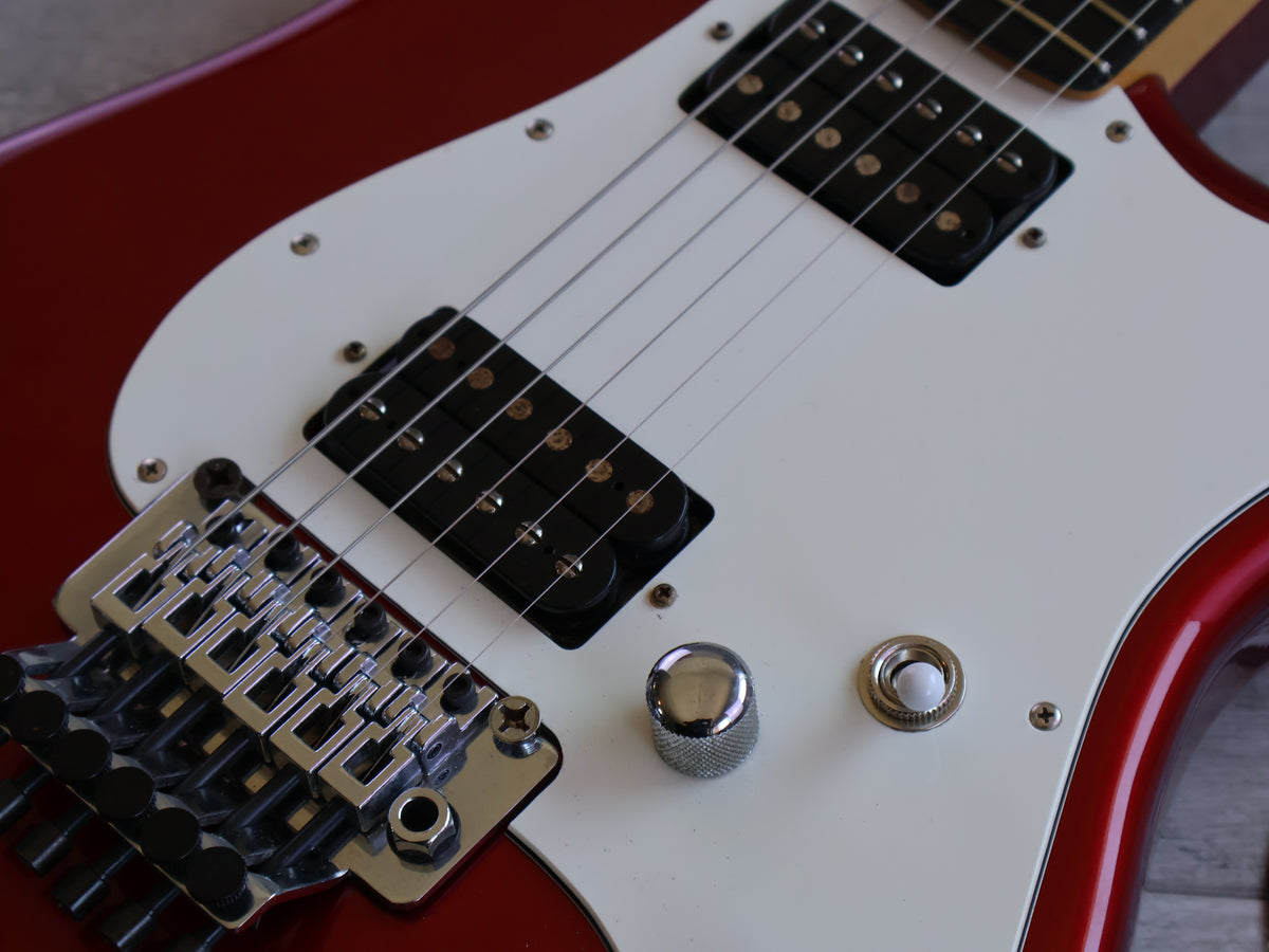1980's Navigator (by ESP Japan) HH Superstrat (Candy Apple Red)