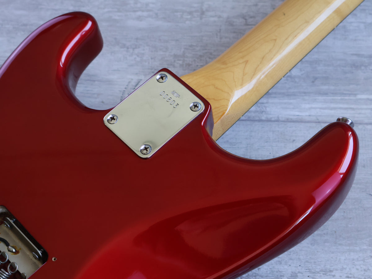 1980's Navigator (by ESP Japan) HH Superstrat (Candy Apple Red)