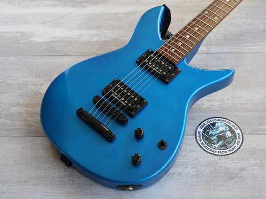 1999 ESP Custom Order Double Cutaway (Metallic Blue)