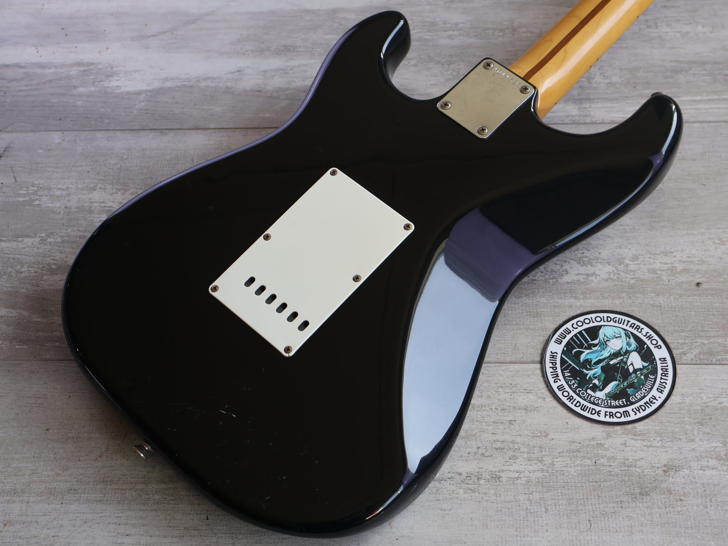 1985 Squier (by Fender Japan) SST-36 Vintage Stratocaster (Black)