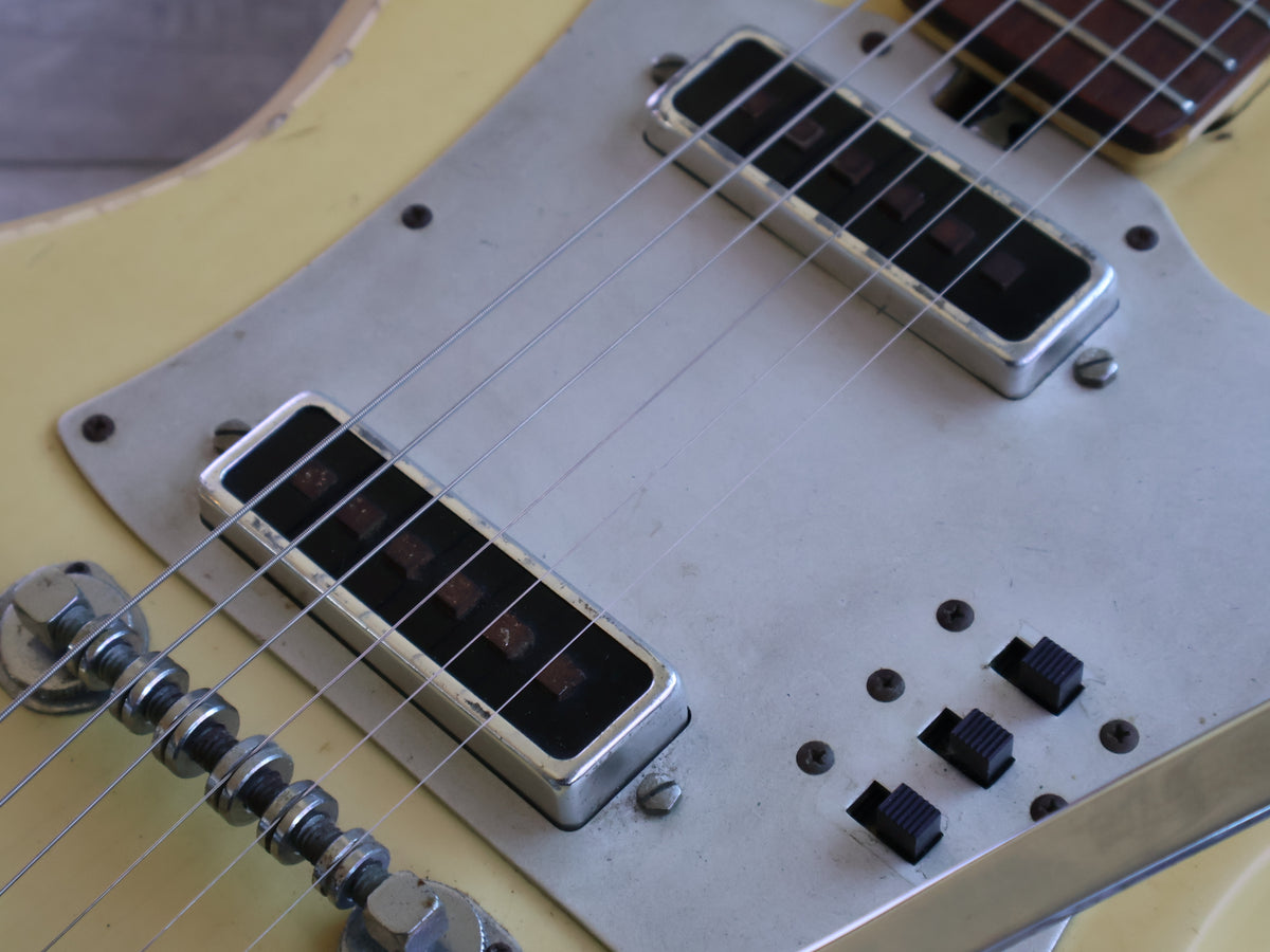 1960's Teisco Japan K-2L Sharkfin (White)