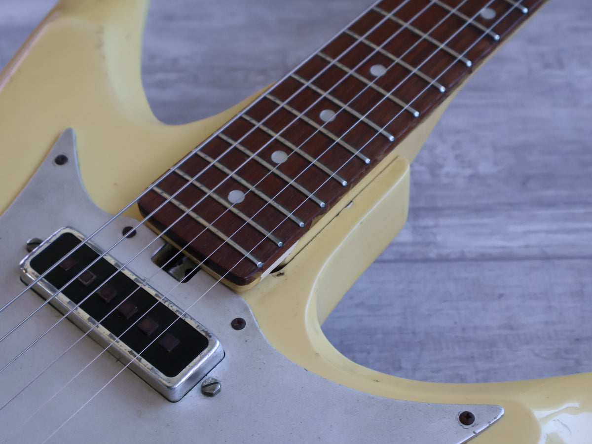 1960's Teisco Japan K-2L Sharkfin (White)