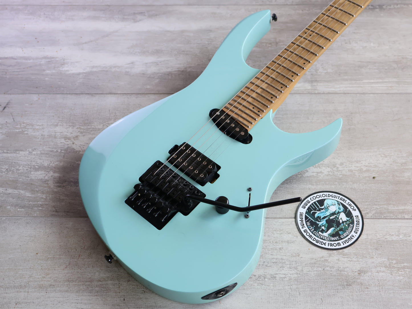 Balaguer Diablo Retro 27 Fret w/Floyd Rose (Cerulean Blue)