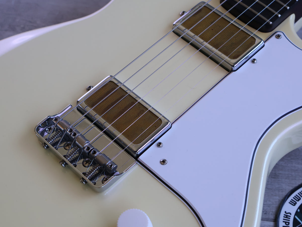 Harmony USA Jupiter Single Cutaway w/Gold Foils (Olympic White)