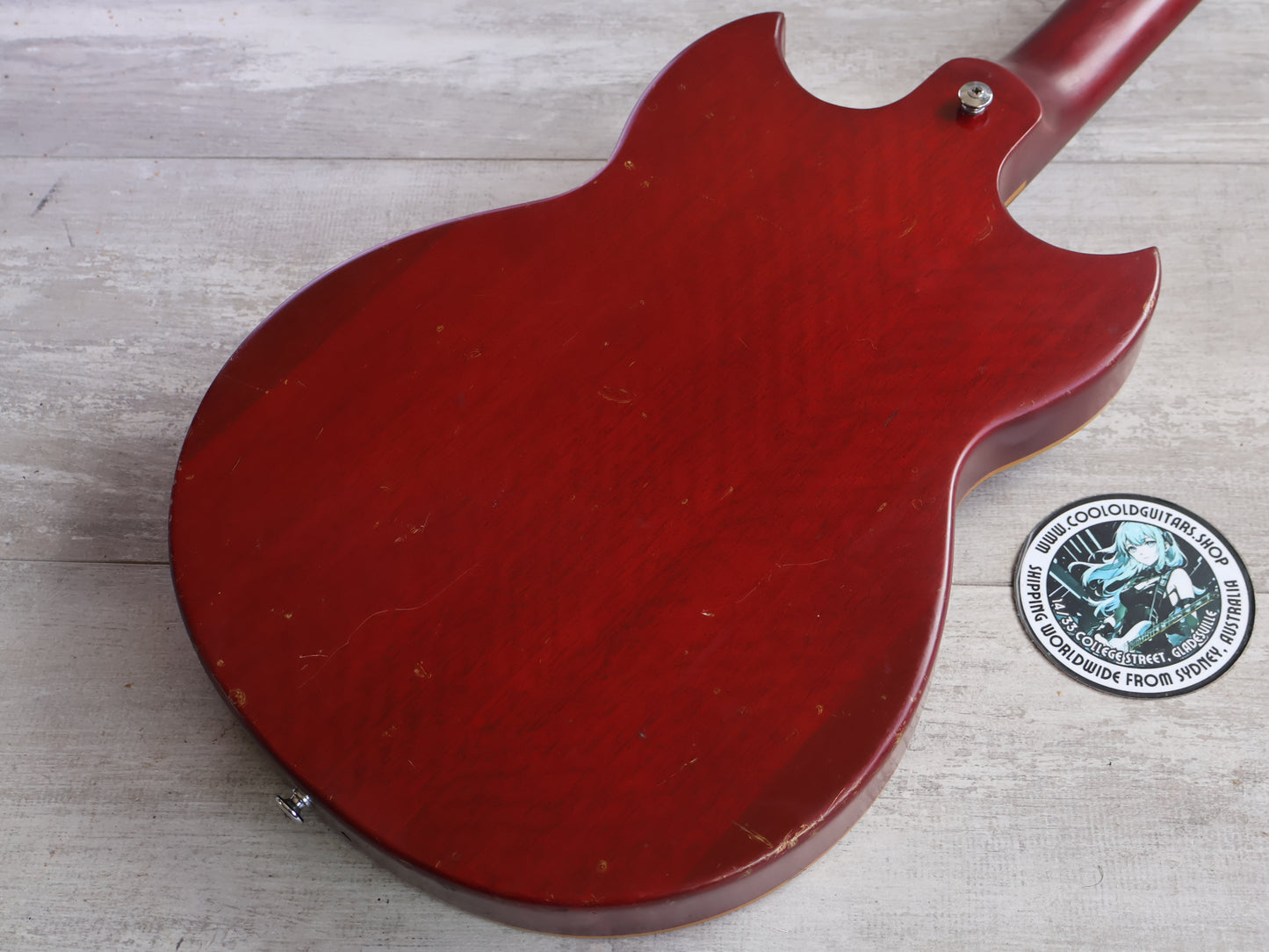 1973 Yamaha Japan SG-70 Double Cutaway SG (Satin Red)