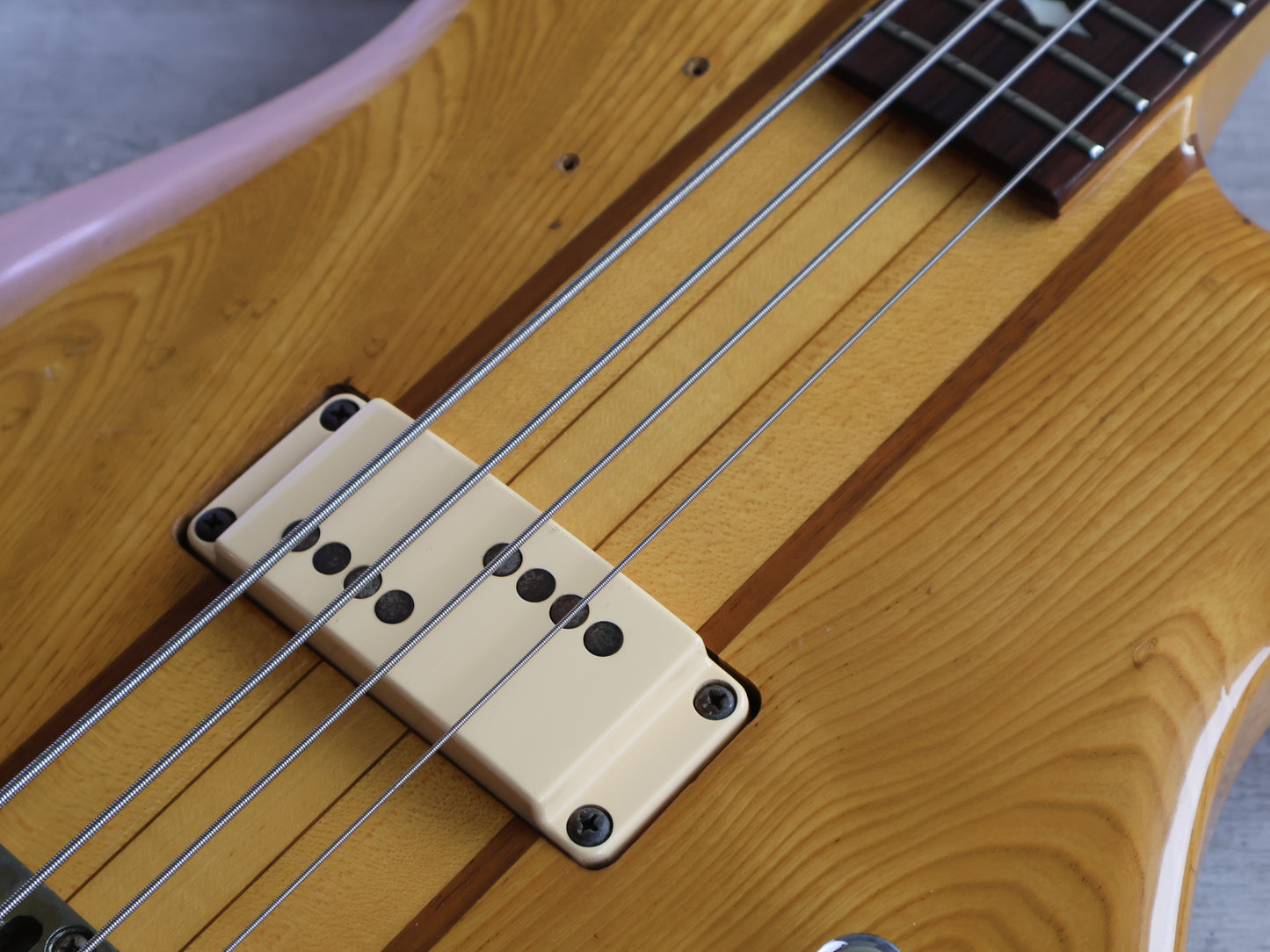1979 Aria Pro II Japan TSB-550 Thor Sound Neckthrough Bass (Natural)